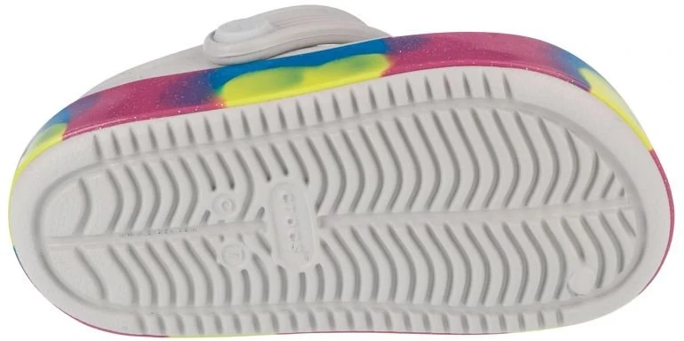 Vaikiškos klumpės su iškilimais Crocs Off Court, baltos