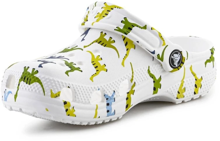 Vaikiškos klumpės su kulno dirželiu Crocs Classic Character Print