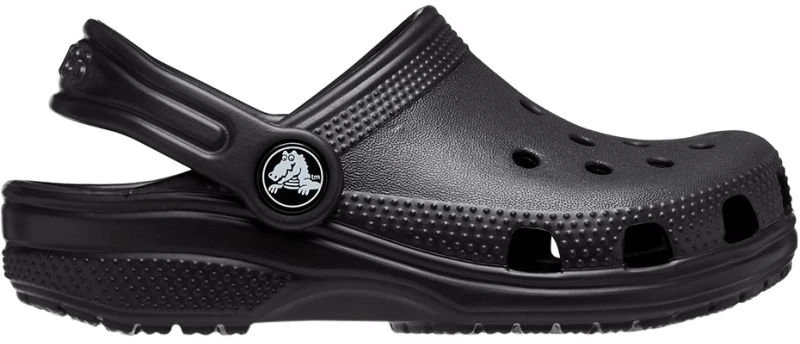 Vaikiškos klumpės su pasukamu dirželiu Crocs Classic Clog, juodos