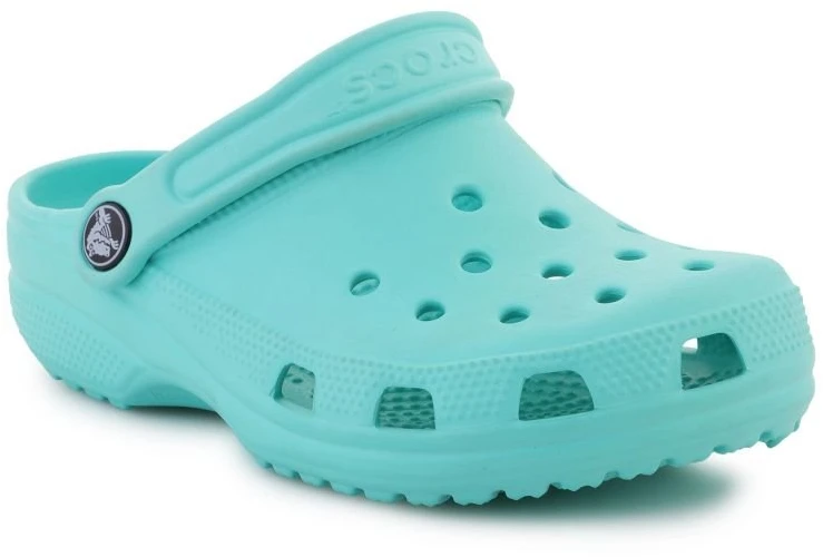 Vaikiškos klumpės su pasukamu kulno dirželiu Crocs Classic, žalios