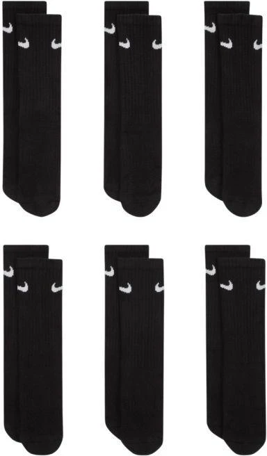 Vaikiškos kojinės Nike Everyday Cush Crew, 6 poros, juodos, SX6910 010