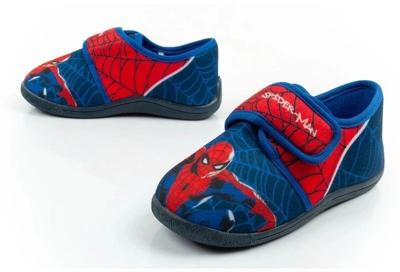 Vaikiškos „Leomil“ šlepetės su „Spiderman“ simbolika ir lipdukais darželiui