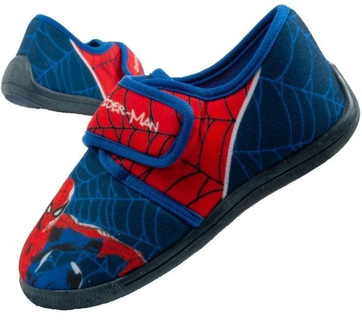 Vaikiškos „Leomil“ šlepetės su „Spiderman“ simbolika ir lipdukais darželiui