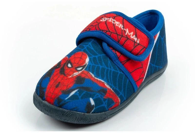 Vaikiškos „Leomil“ šlepetės su „Spiderman“ simbolika ir lipdukais darželiui