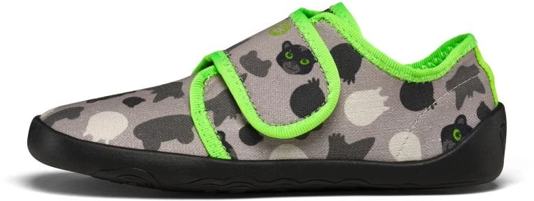 Vaikiškos medvilninės barefoot tipo šlepetės Affenzahn Movy Panther