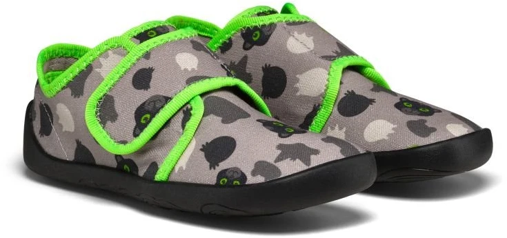 Vaikiškos medvilninės barefoot tipo šlepetės Affenzahn Movy Panther