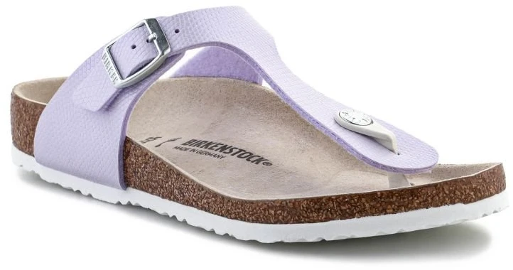 Vaikiškos šlepetės per pirštą Birkenstock Gizeh, violetinės