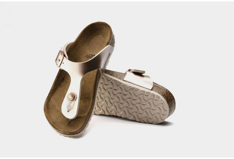 Vaikiškos šlepetės per pirštą Birkenstock Gizeh, rožinės
