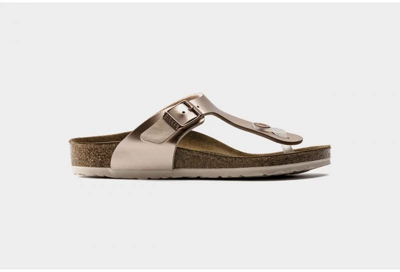 Vaikiškos šlepetės per pirštą Birkenstock Gizeh, rožinės