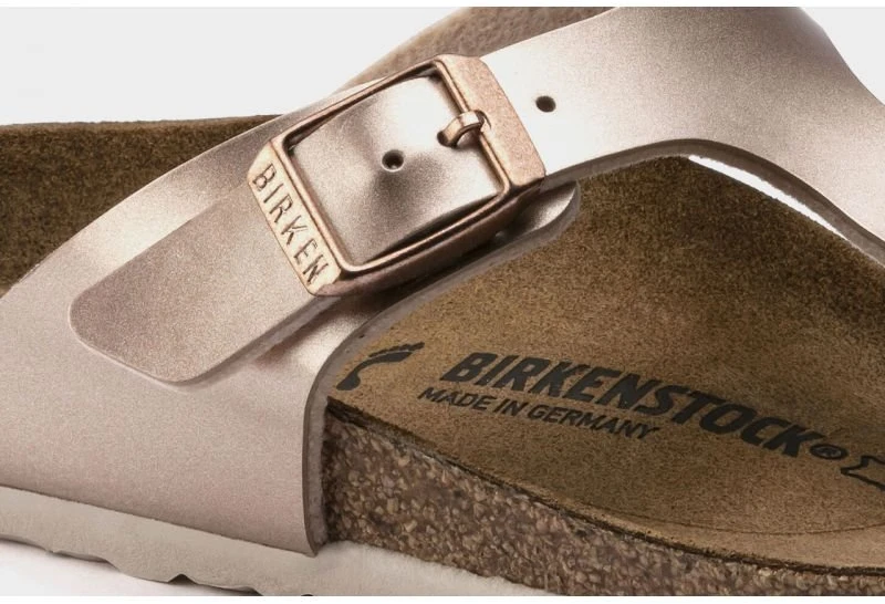 Vaikiškos šlepetės per pirštą Birkenstock Gizeh, rožinės