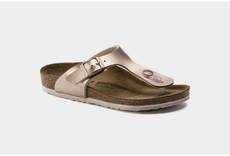Vaikiškos šlepetės per pirštą Birkenstock Gizeh, rožinės