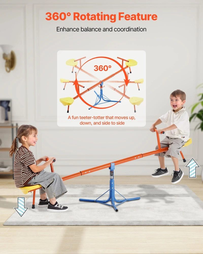 VEVOR Vaikiška sūpynė sukanti 360°