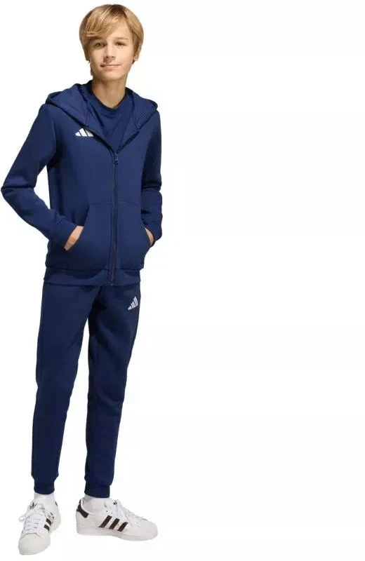 Vaikiškos tamsiai mėlynos kelnės adidas Entrada 26 Sweat JZ9135