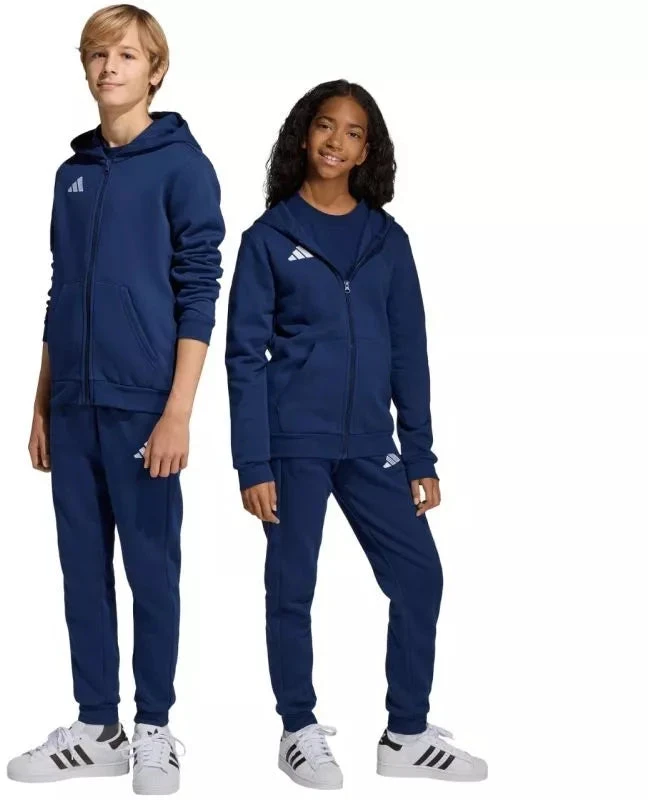 Vaikiškos tamsiai mėlynos kelnės adidas Entrada 26 Sweat JZ9135