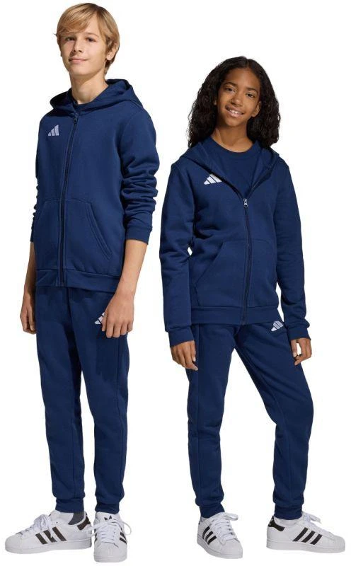 Vaikiškos tamsiai mėlynos kelnės adidas Entrada 26 Sweat JZ9135