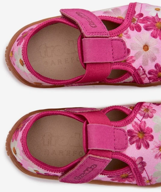 Vaikiškos tekstilinės šlepetės, rožinė
