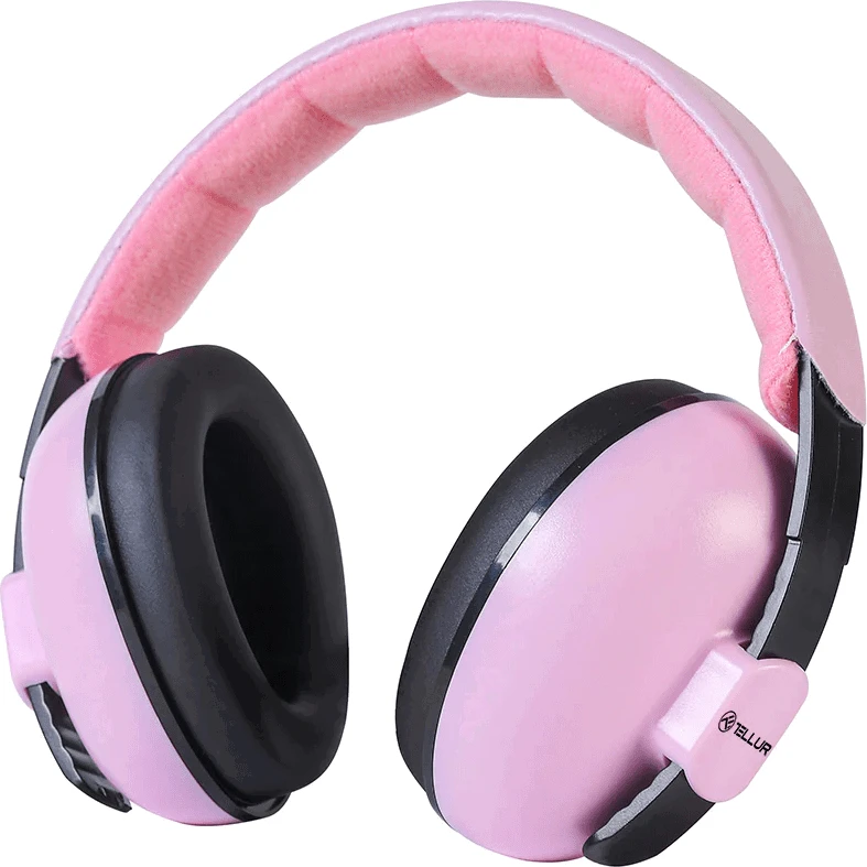 Ausinės Tellur noise reduction earmuffs skirta kids, Rožinė