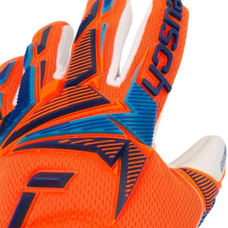 Vaikiškos vartininko pirštinės Reusch Attrakt Freegel Advance, oranžinės, 5672035 2290