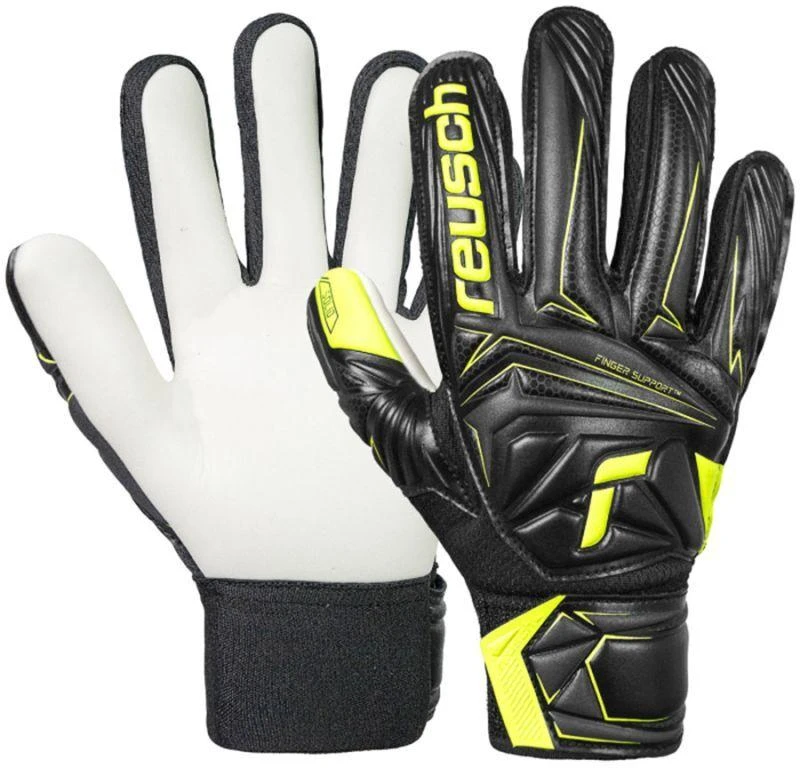 Vaikiškos vartininko pirštinės Reusch Attrakt Starter Solid Finger Support 56 72 511 7752