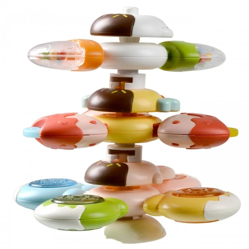 Woopie Baby WOOPIE Lauko žaislas Spinner Paveikslas Paukštis Triušis Keičiamas 3 vnt.