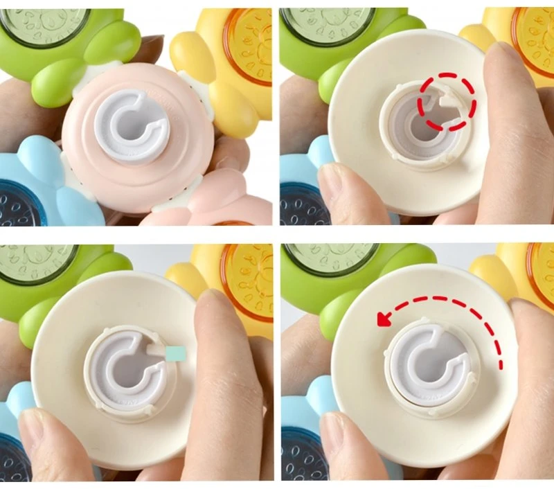 Woopie Baby WOOPIE Lauko žaislas Spinner Paveikslas Paukštis Triušis Keičiamas 3 vnt.