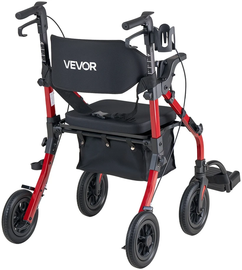 VEVOR 2-in-1 vaikštynė ir kėdutė vyresnio amžiaus žmonėms