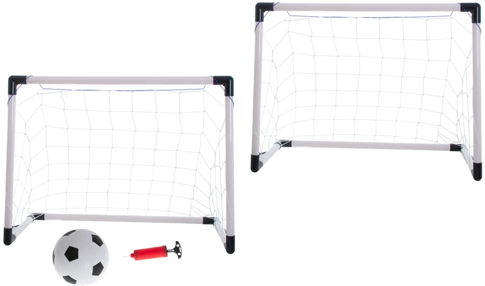 Ikonka Vaikų futbolo vartai 2in1 143x110x70cm