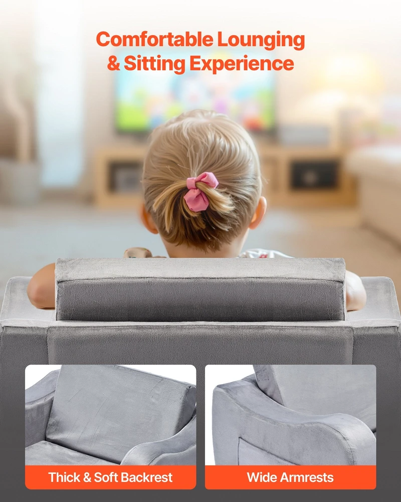 VEVOR Vaikų sofa-lova su porankiais
