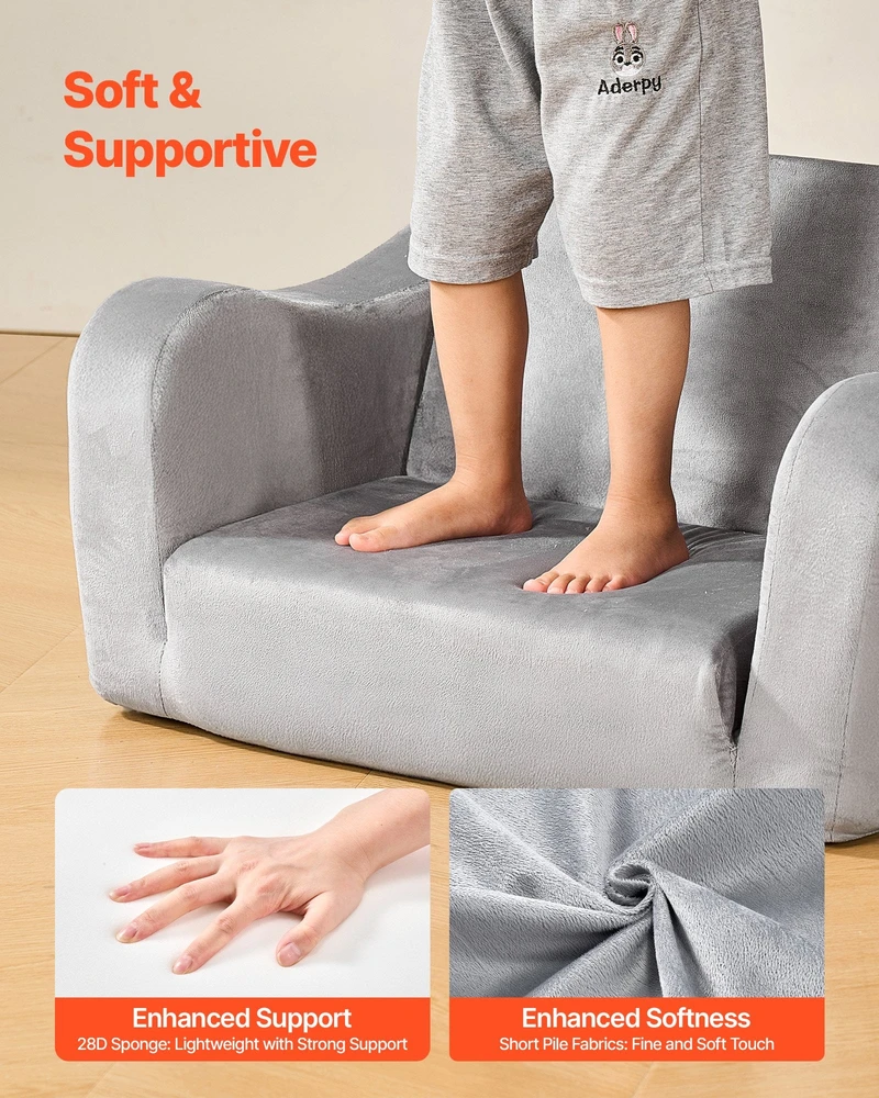 VEVOR Vaikų sofa-lova su porankiais