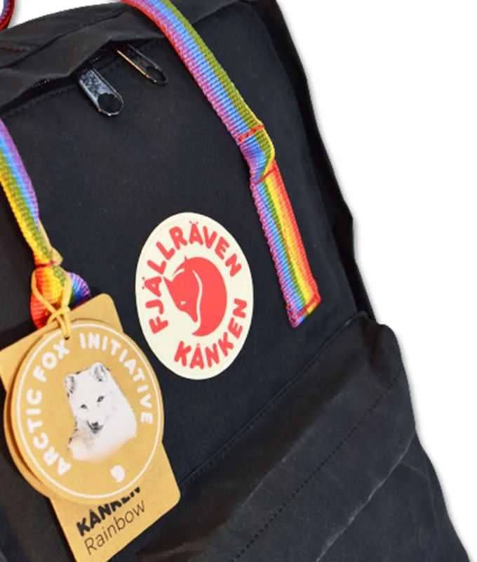 Fjallraven Kanken Vaivorykštinė Kanken 16 l kuprinė Fjällräven