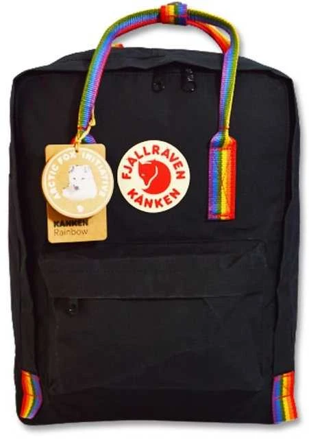 Fjallraven Kanken Vaivorykštinė Kanken 16 l kuprinė Fjällräven