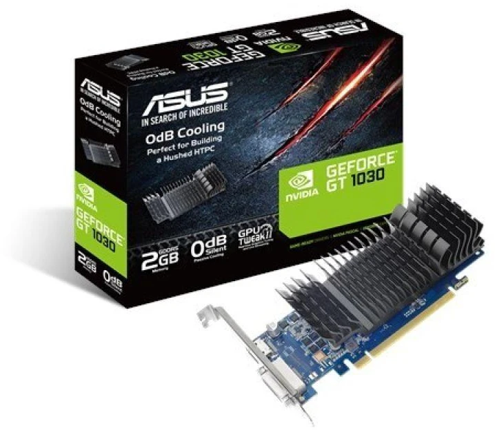 Vaizdo plokštė ASUS GeForce GT 1030 2 GB, GDDR5