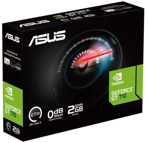 vaizdo plokštė ASUS GeForce GT 710 2GB GDDR5 EVO Low-P