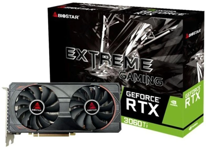 Vaizdo plokštė BIOSTAR GeForce RTX 3060 Ti 8GB