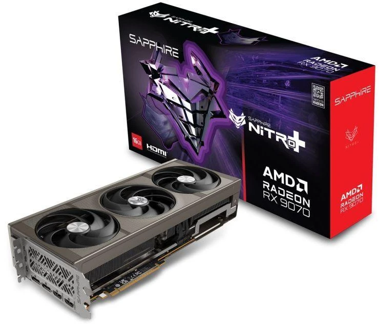 Sapphire NITRO+ Radeon RX 9070 AMD 16 GB GDDR6