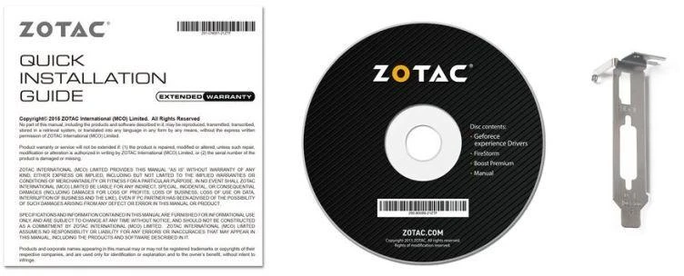 Vaizdo plokštė Žemo profilio ZOTAC GeForce GT 1030, 2 GB GDDR5, ATX/LP, DVI-D, HDMI 2.0b