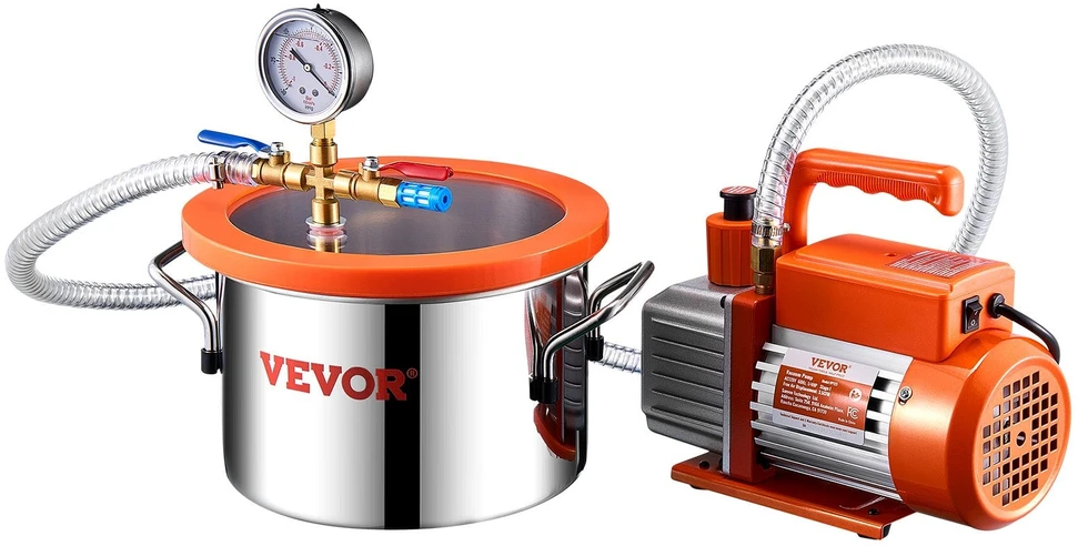 VEVOR 1,5 galono vakuuminis degazavimo rinkinys