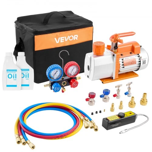 VEVOR Vakuuminis siurblys ir manometro rinkinys automobiliams