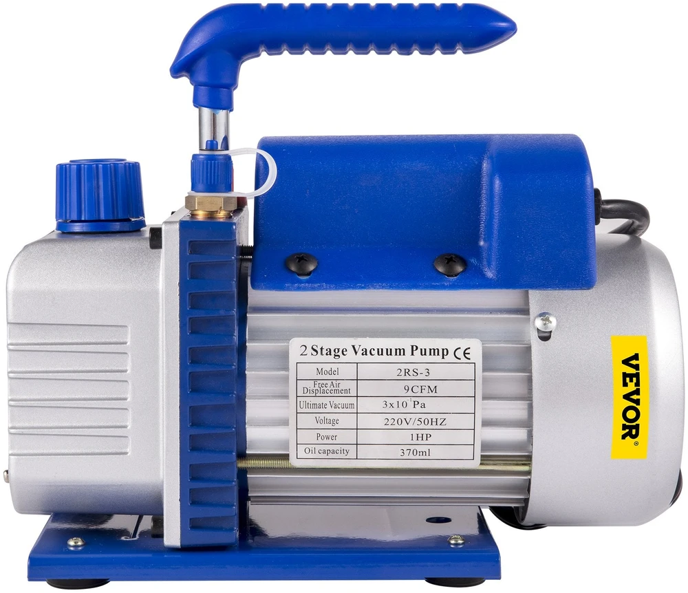 VEVOR Dviejų pakopų oro vakuumo pompa 9 CFM 220V