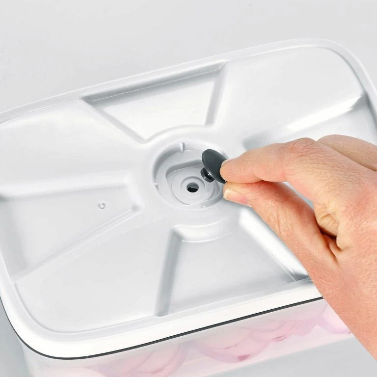 Vakuuminių indų rinkinys Severin ZB 3620, 2 × 0,75 l, skaidrios ir baltos spalvos