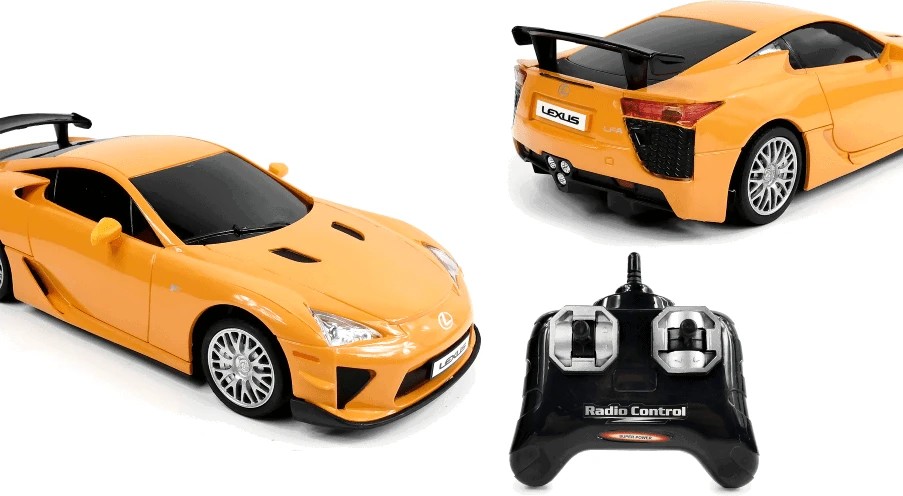 Valdomas automobilis Artyk Lexus LFA, oranžinis