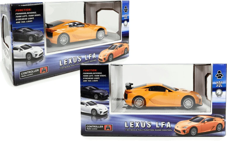 Valdomas automobilis Artyk Lexus LFA, oranžinis