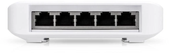 Šakotuvas Valdomas gigabitinis „Ubiquiti UniFi“ komutatorius „Flex“ 5 prievadų PoE (PoE+: 4)