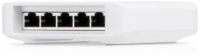 Šakotuvas Valdomas gigabitinis „Ubiquiti UniFi“ komutatorius „Flex“ 5 prievadų PoE (PoE+: 4)