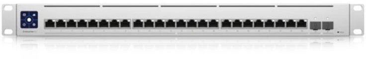 Ubiquiti | Unifi komutatorius | USW-EnterpriseXG-24 | Valdomas L3 | Montuojamas į lentyną | Gigabito Ethernet (varinis) jungčių kiekis: 24 | SFP+ jungčių kiekis: 2x 25G SFP | Maitinimo šaltinio tipas: vidinis