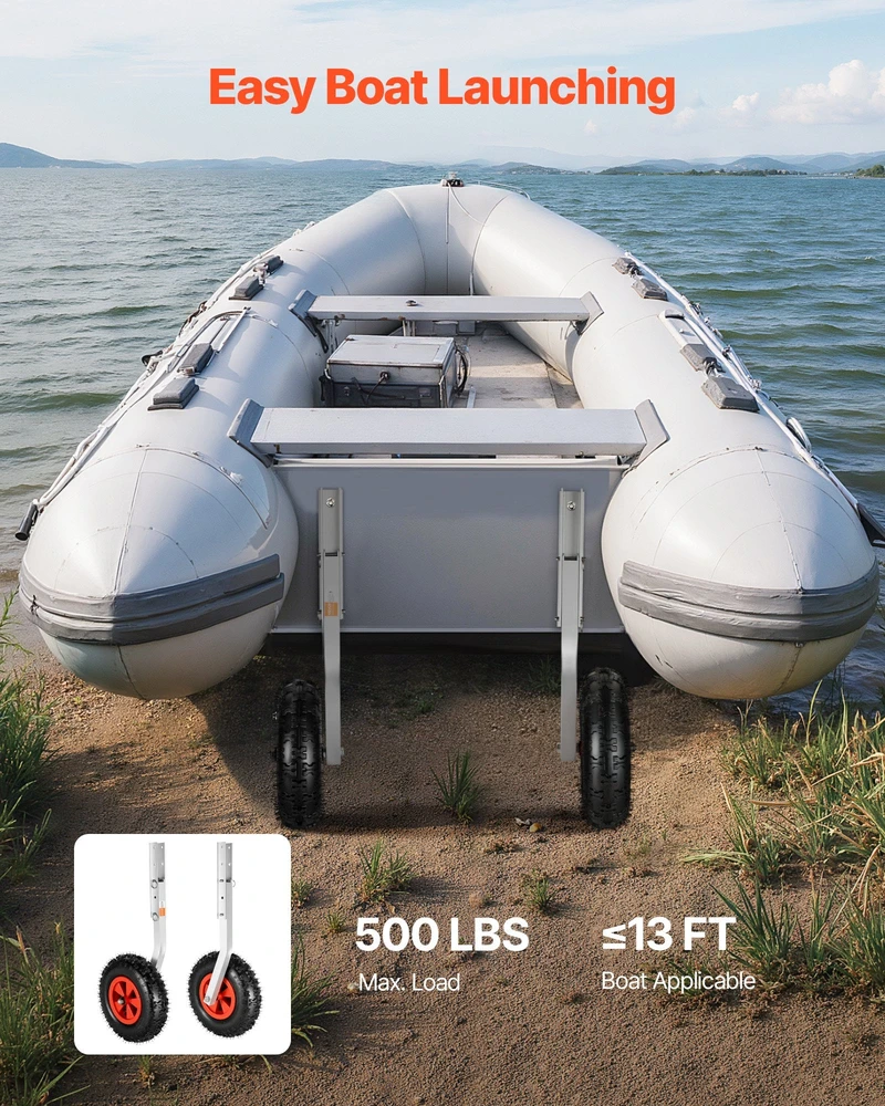 VEVOR Valties įvedimo ratai, 226.8kg apkrova