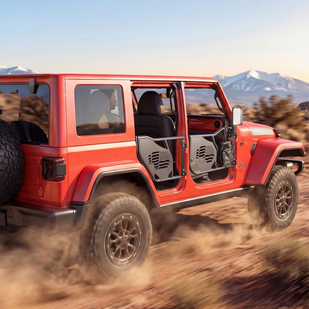 VEVOR 4 durų jeep vamzdiniai lauko durelės