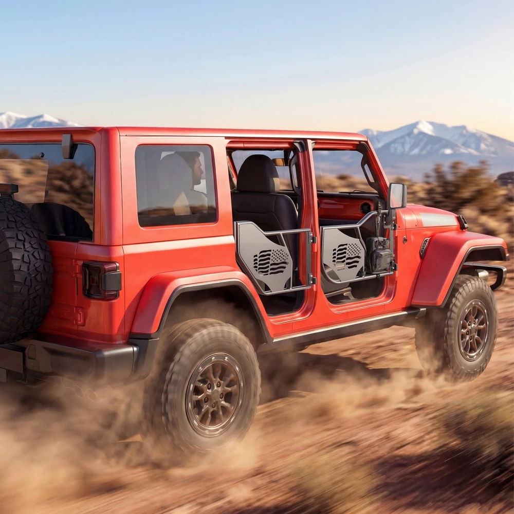 VEVOR Jeep tubularinės durys 2018-2026