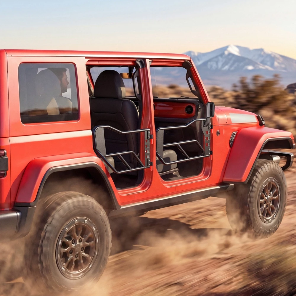 Vamzdinės durys VEVOR Jeep Wrangler JL & Gladiator JT, 4 durų komplektas