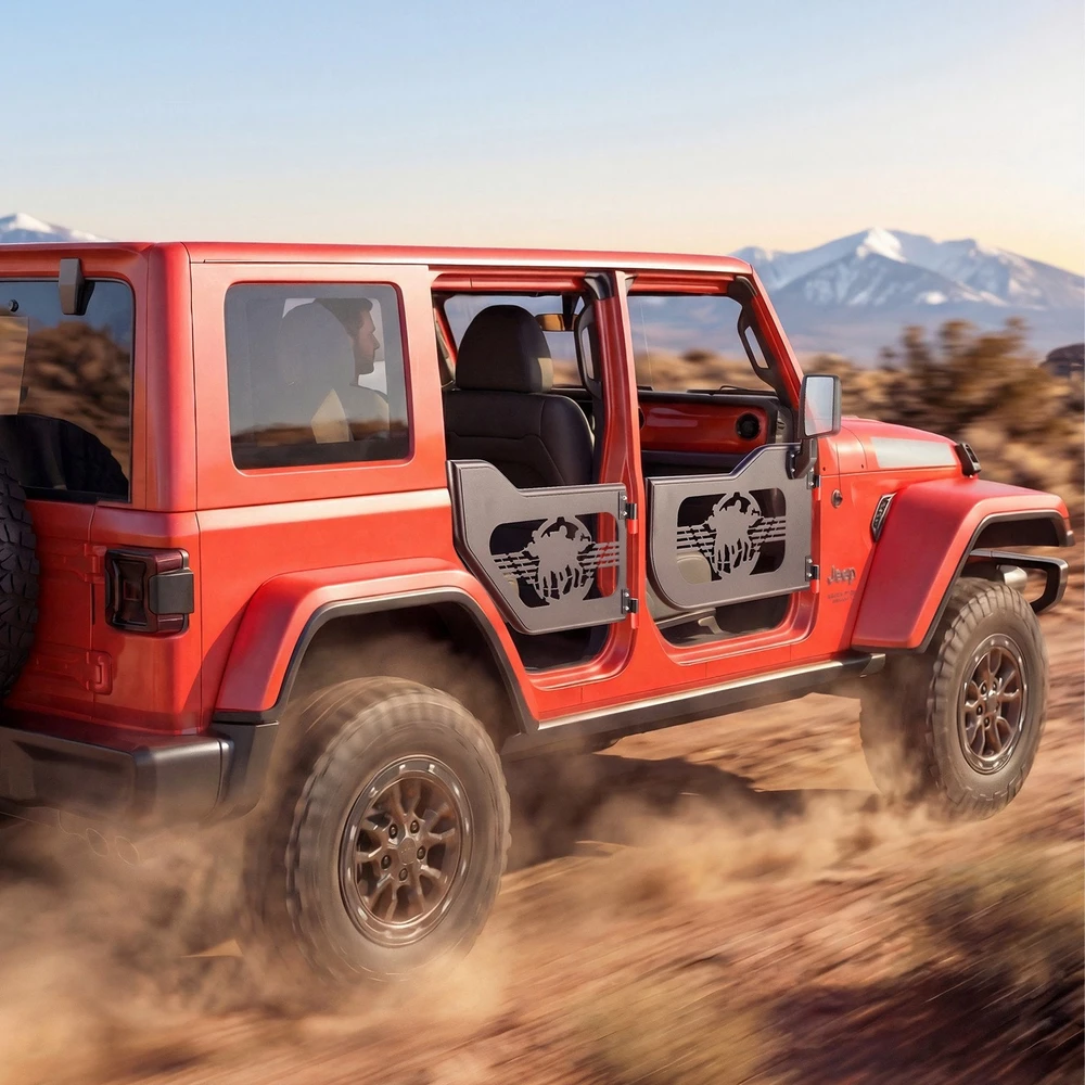 VEVOR Jeep Wrangler ir Gladiator vamzdinės durys
